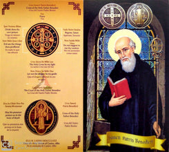 Catholic Saint St Benedict Medal Necklace Pendant Stainless Steel Cross Exorcism
