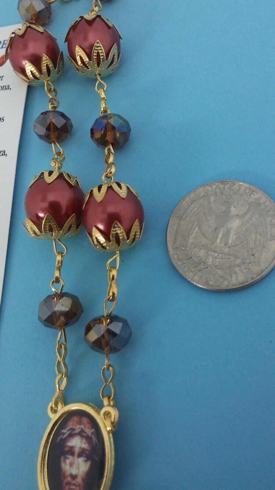 Rosario Preciosa Sangre de Cristo Precious Blood of Christ catholic Rosary Jesus