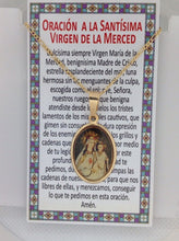 14KT Gold Filled Virgen de La Mercedes Medal Pendant, 3/4