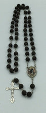  Black Rosary San Luis Beltrán Catholic Necklace Children Protection Prayer 