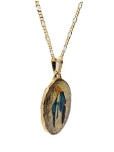 Virgen Milagrosa - Our Lady of Grace 18k Gold Plated with 20 Chain 2 Sided