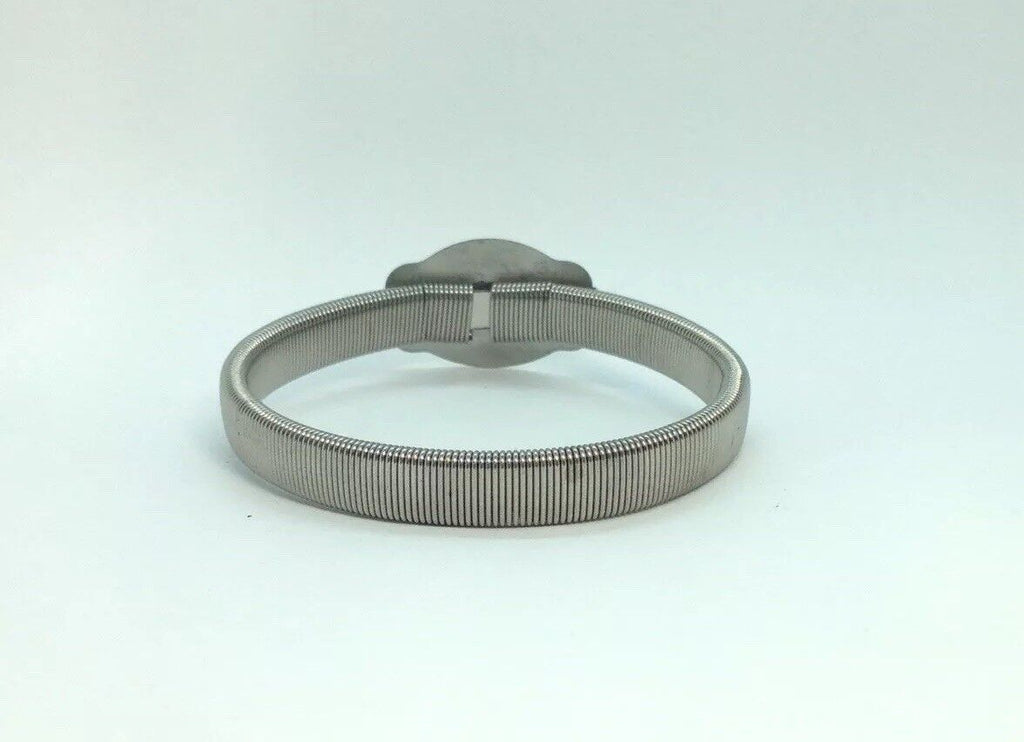St Benedict medal men's bracelet protection stainless steel stretch Catholic 12