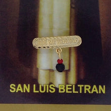 18k Gold Plated Simulated Azabache Evil Eye Protection Baby Pin DIOS ME BENDGA 
