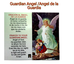  Children Prayer Holy Card Guardian Angel de la Guardia Pack of 100 3.5 X 2 