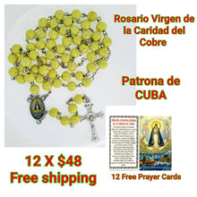 12 Virgen de la Caridad Del Cobre Rosario Lady of Charity Rosary Catholic CUBA