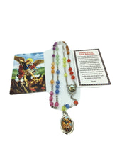 SAINT MICHAEL Rosary Chaplet Necklace beads Coronilla de San Miguel Arcángel