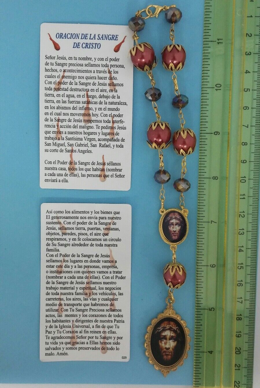Rosario Preciosa Sangre de Cristo Precious Blood of Christ catholic Rosary Jesus