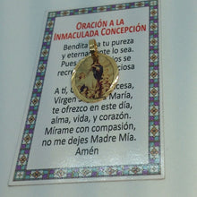 Immaculate Conception - Purisima Concepcion De Maria Medal 14k Gold Plated 