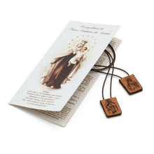 Our Lady of Mount Carmel Leather Scapular Sacred Heart of Jesus Escapulario 