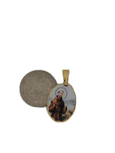 San Francisco De Assis Medal - St. Francis Assisi Medal with 20 inch Chain