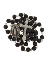  Black Rosary San Luis Beltrán Catholic Necklace Children Protection Prayer 