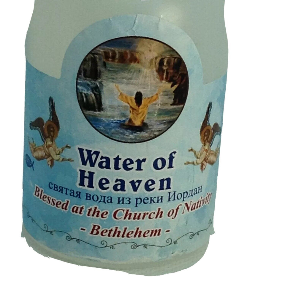 Holy Water of Heaven Blessed Jordan River Cross Bethlehem Holy Land Gift Rosary