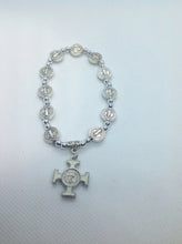 Saint St Benedict Medal Cross Crucifix Rosary Bracelet Pulsera De San Benito 