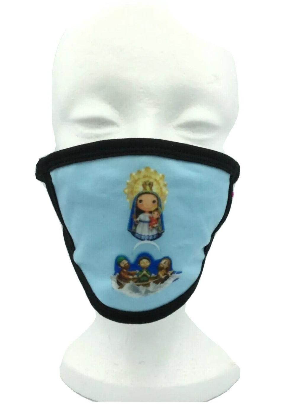 Handmade kids Face Mask Cover Virgen Caridad Del Cobre Covering washable Cotton