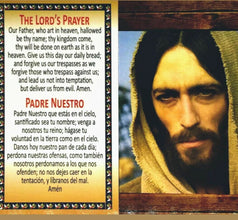 6 Padre Nuestro Our Father Lords Prayer Laminated Prayer Emmaus Retreat Jesús 