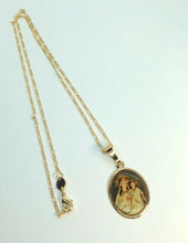 14KT Gold Filled Virgen de La Mercedes Medal Pendant, 3/4