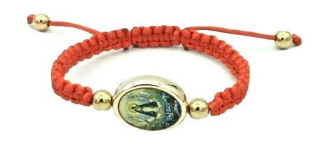 PULSERA DE LA CARIDAD DEL COBRE / LADY OF CHARITY RED BRACELET CATHOLIC CHARM 