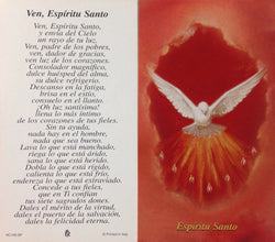 Chaplet HOLY  SPIRIT Dove Rosary coronilla Espíritu Santo Prayer Confirmation 