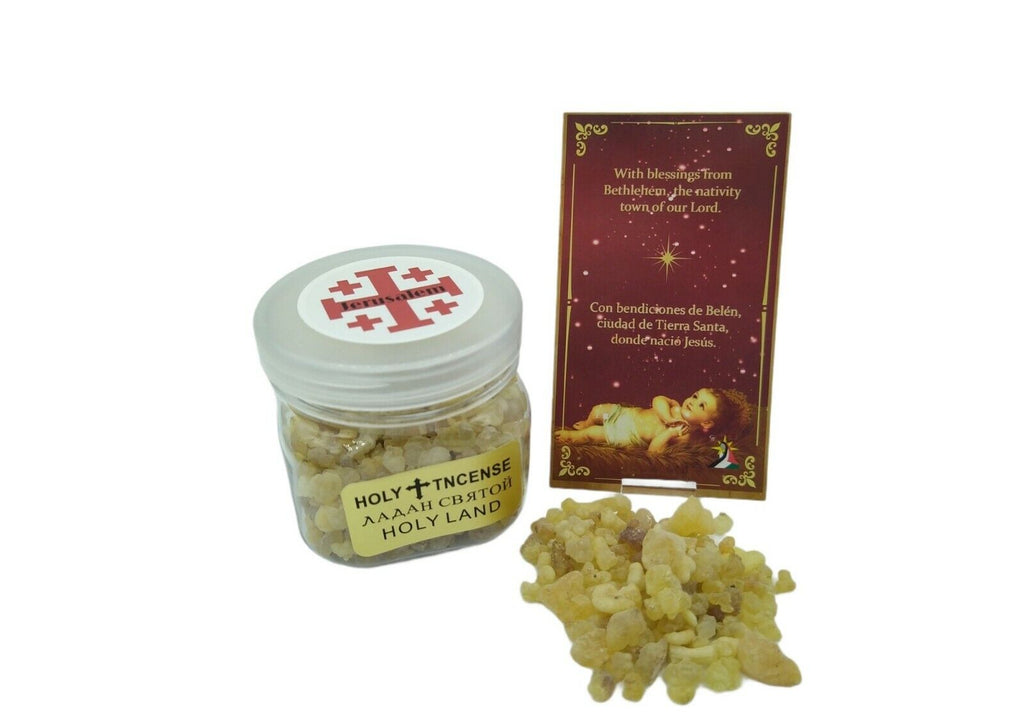 3 oz container of Jerusalem Bethlehem Holyland Frakincense Resin Home Blessing 