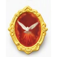 Gold-tone Holy Spirit / Espíritu Santo lapel pin