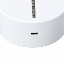 LED night light power port on white background