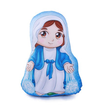 Virgin Mary Mini Saints plush pillow - front view