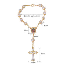 Our Lady of Guadalupe car rosary dimensions