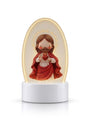 Sacred Heart of Jesus children's style 3D LED night light on white background