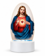 Sacred Heart of Jesus 3D LED night light on white background