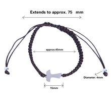 Saint Francis of Assisi Tau Cross brown bracelet measurements